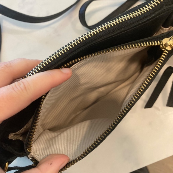 NWT Margot New York Black Leather Crossbody Purse - Picture 8 of 12